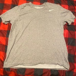 Nike gray dri-fit shirt
